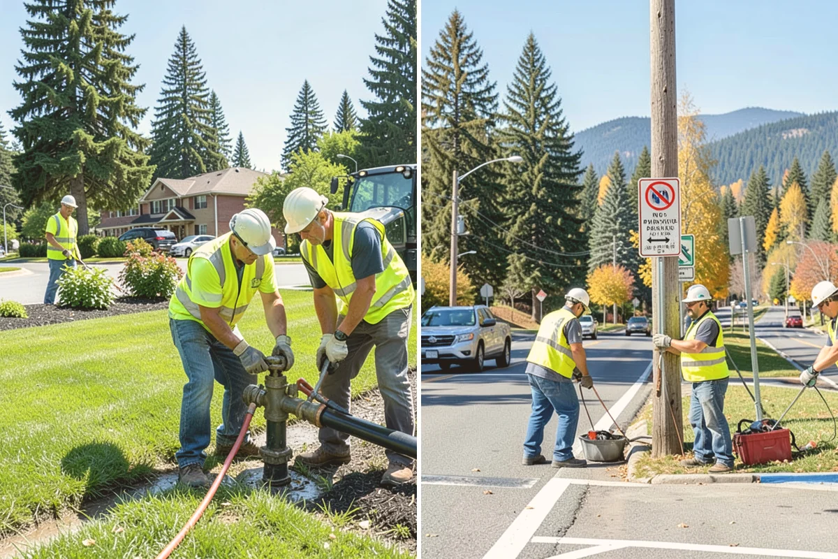 Municipal Curb & Gutter in Mount Vernon, Skagit County, WA - Flowline survey and drainage tie-in assessment