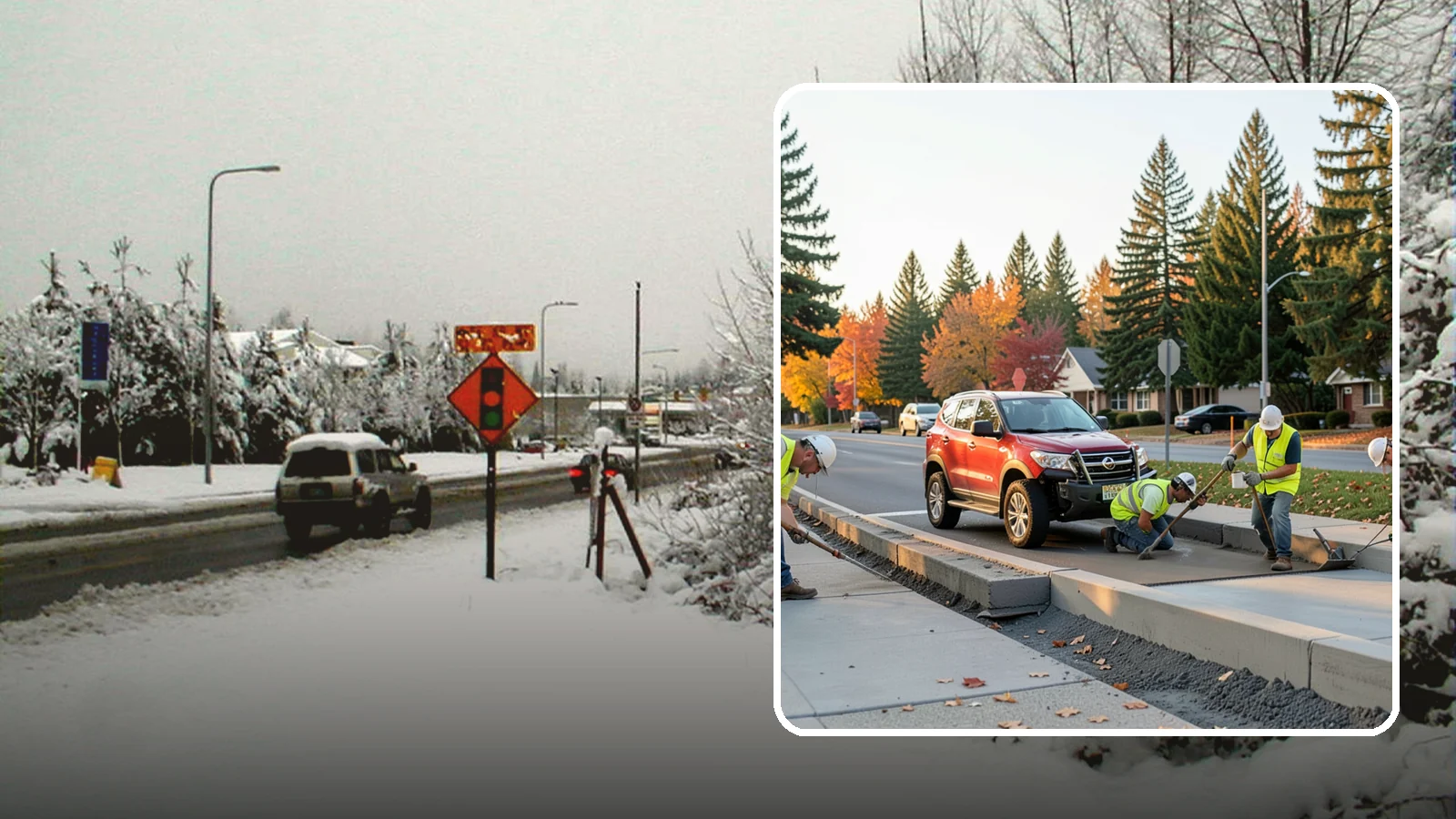 Municipal Curb & Gutter in Newcastle, King County, WA - Install and replace curb and gutter that channels stormwater and defines roadway edges to jurisdiction standards.