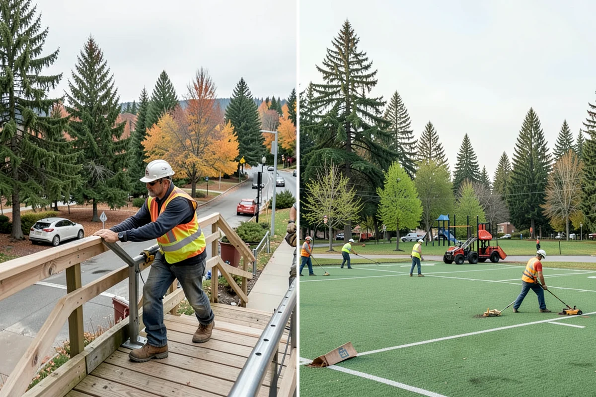 Municipal Curb & Gutter in Normandy Park, King County, WA - Flowline survey and drainage tie-in assessment