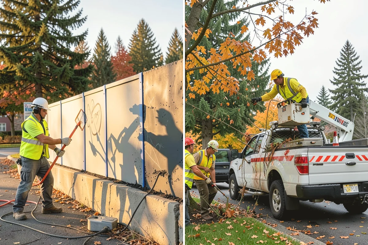 Municipal Curb & Gutter in Oak Harbor, Island County, WA - Flowline survey and drainage tie-in assessment