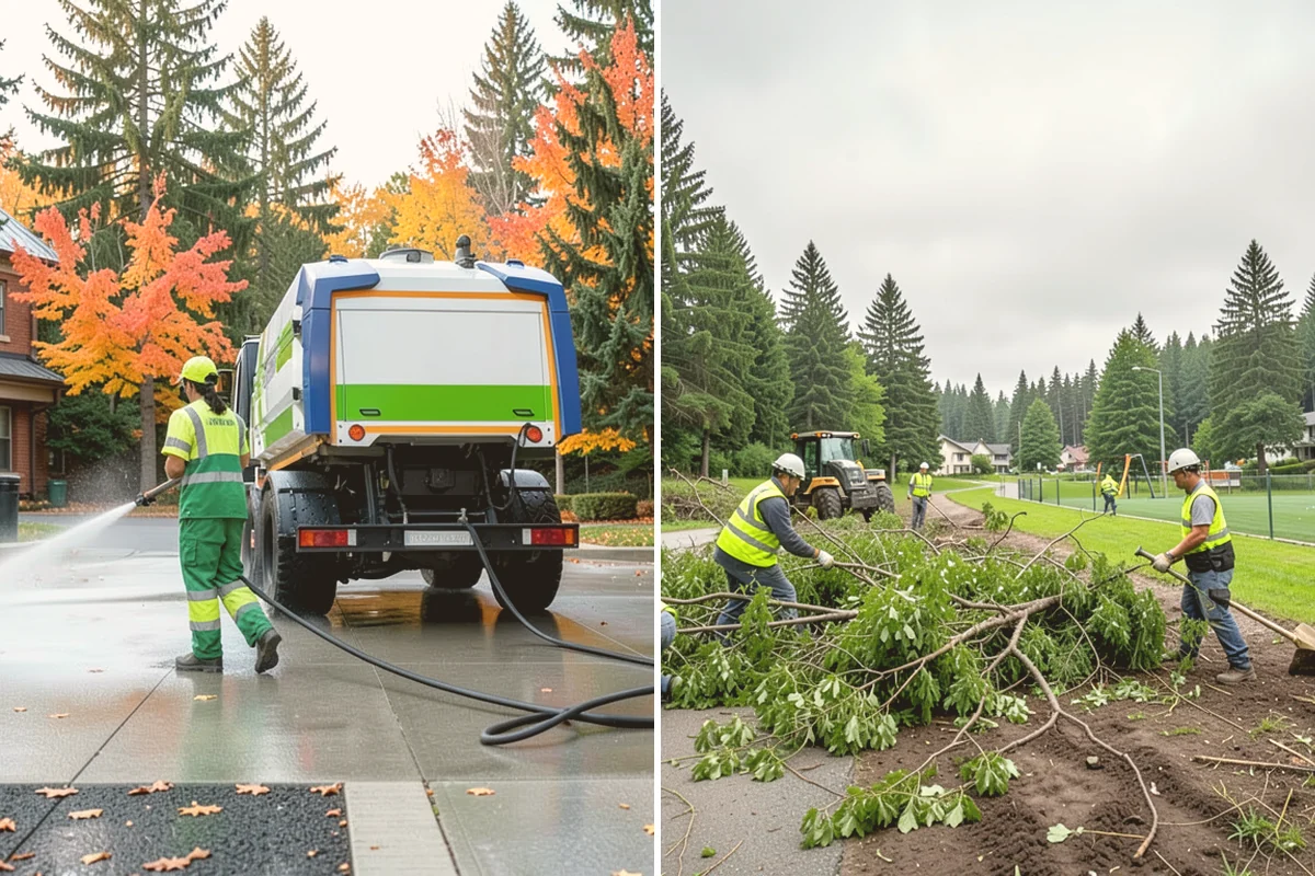Municipal Curb & Gutter in Orting, Pierce County, WA - Flowline survey and drainage tie-in assessment