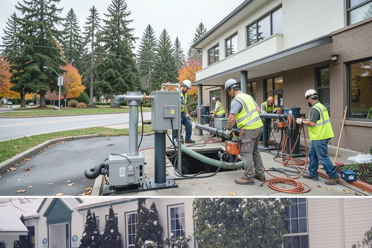 Municipal Curb & Gutter in Pacific, King County, WA - Warm, dry months ensure curb concrete cures to strength before exposure to standing water and traffic.