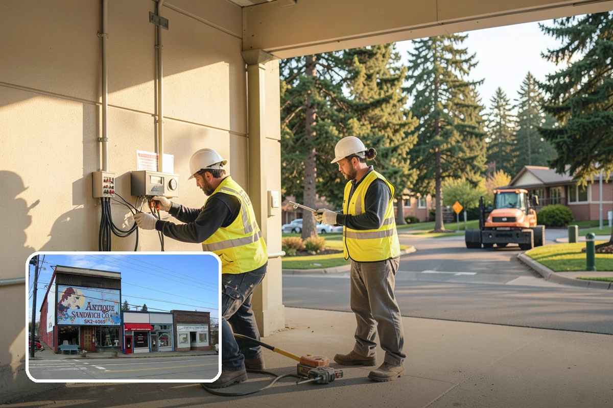 Municipal Curb & Gutter in Ruston, Pierce County, WA - Restores proper stormwater flowline and protects pavement edges