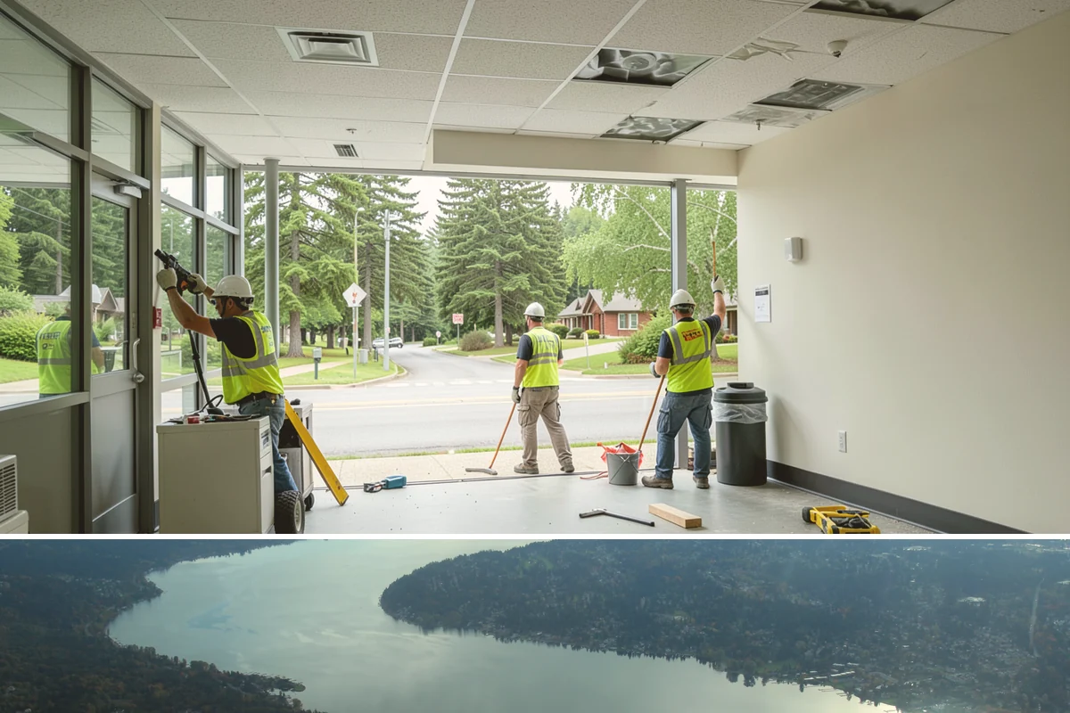 Municipal Curb & Gutter in Sammamish, King County, WA - Warm, dry months ensure curb concrete cures to strength before exposure to standing water and traffic.
