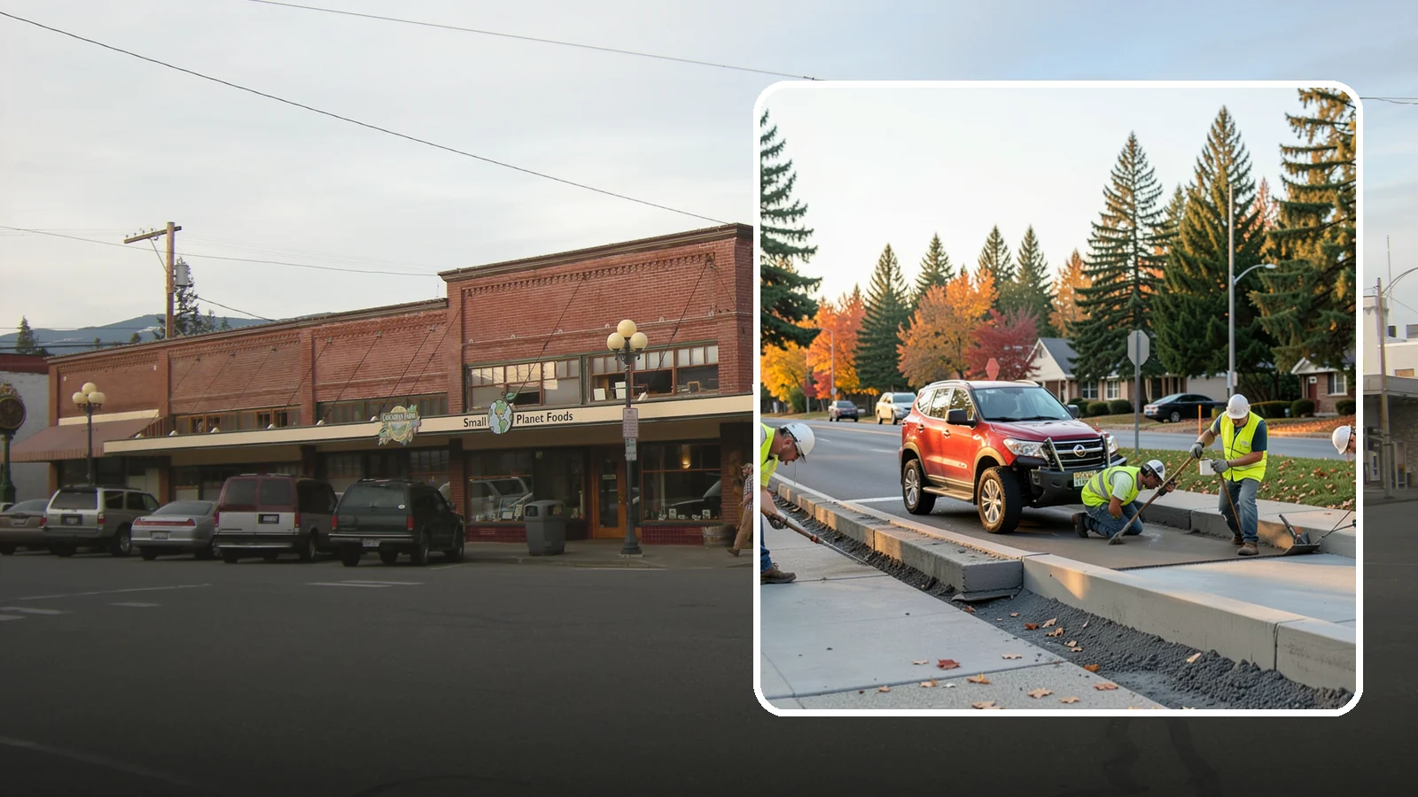 Municipal Curb & Gutter in Sedro-Woolley, Skagit County, WA - Install and replace curb and gutter that channels stormwater and defines roadway edges to jurisdiction standards.