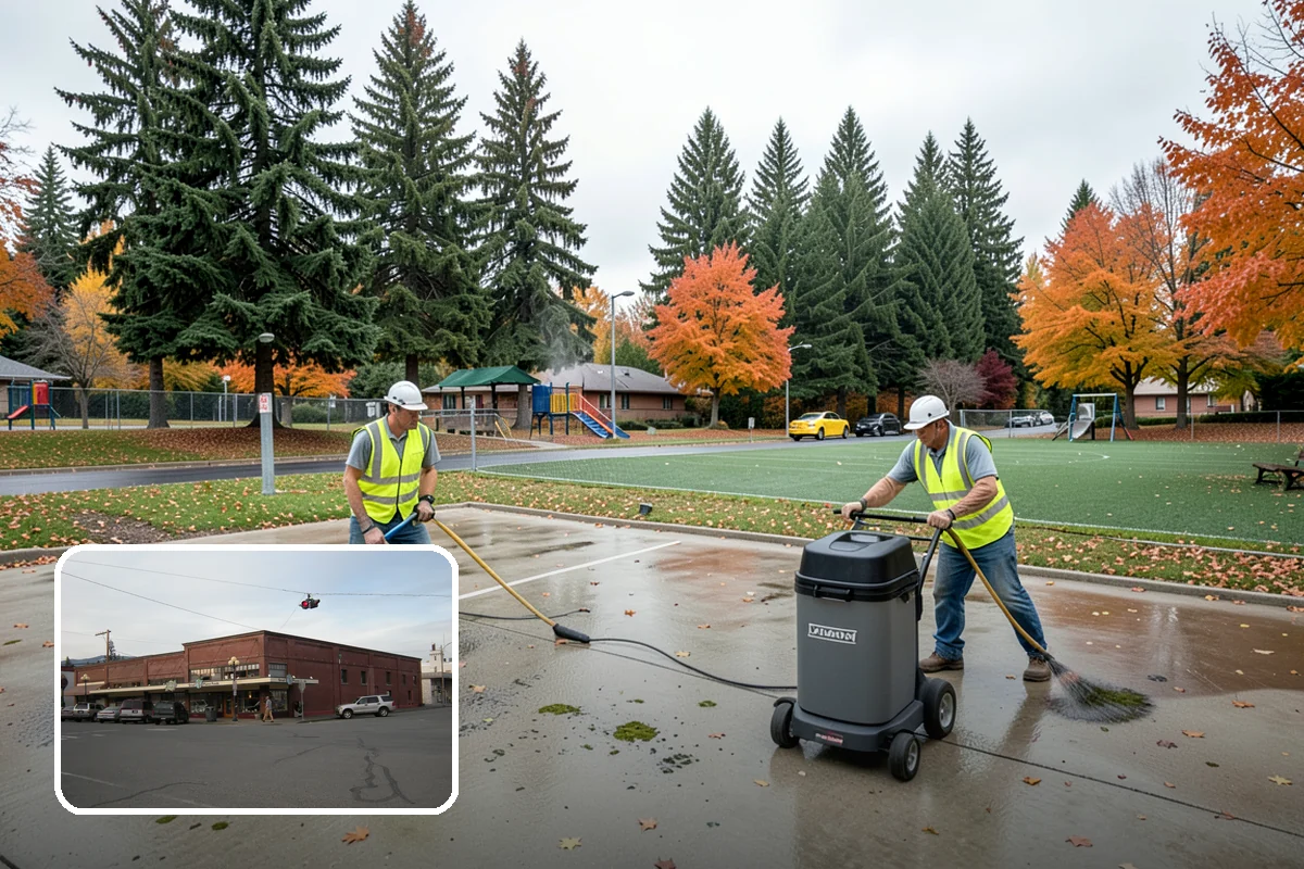 Municipal Curb & Gutter in Sedro-Woolley, Skagit County, WA - Restores proper stormwater flowline and protects pavement edges