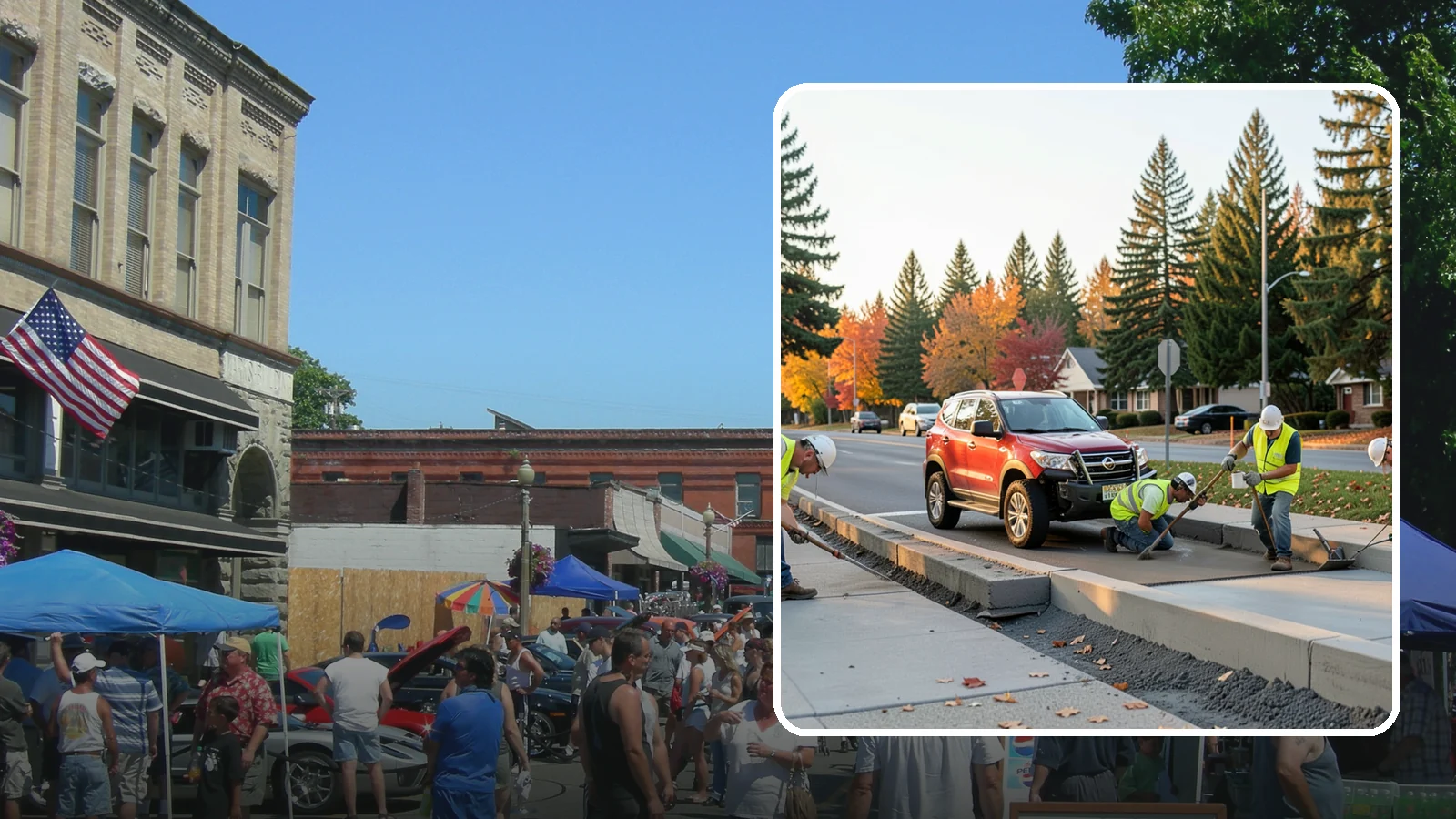 Municipal Curb & Gutter in Snohomish, Snohomish County, WA - Install and replace curb and gutter that channels stormwater and defines roadway edges to jurisdiction standards.