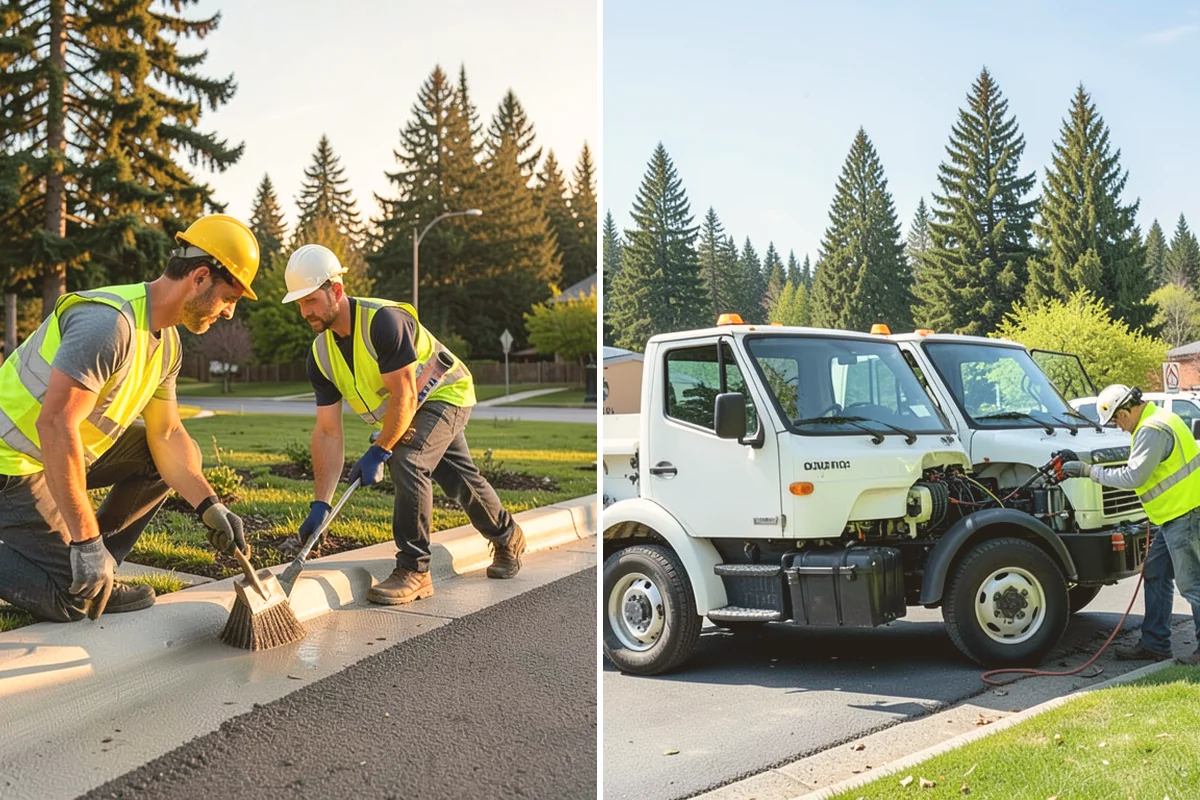 Municipal Curb & Gutter in Snohomish, Snohomish County, WA - Flowline survey and drainage tie-in assessment