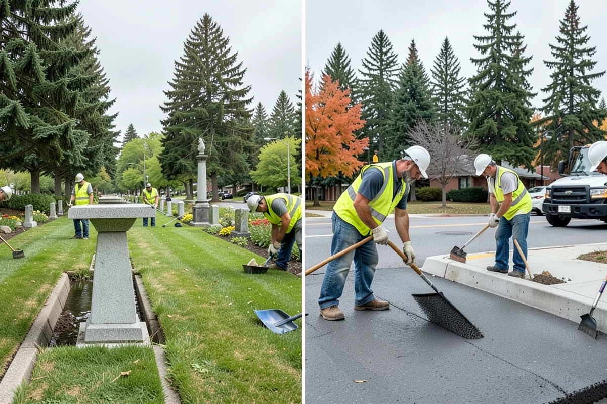 Municipal Curb & Gutter in Snoqualmie, King County, WA - Flowline survey and drainage tie-in assessment