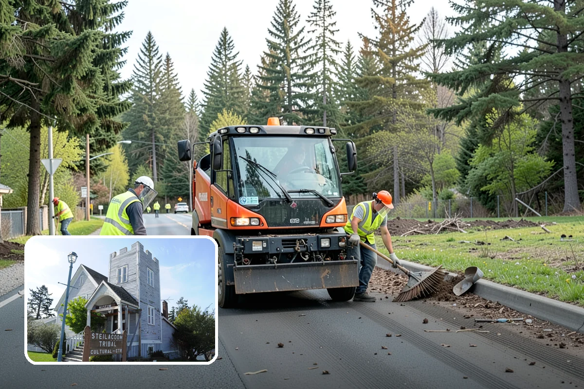 Municipal Curb & Gutter in Steilacoom, Pierce County, WA - Restores proper stormwater flowline and protects pavement edges