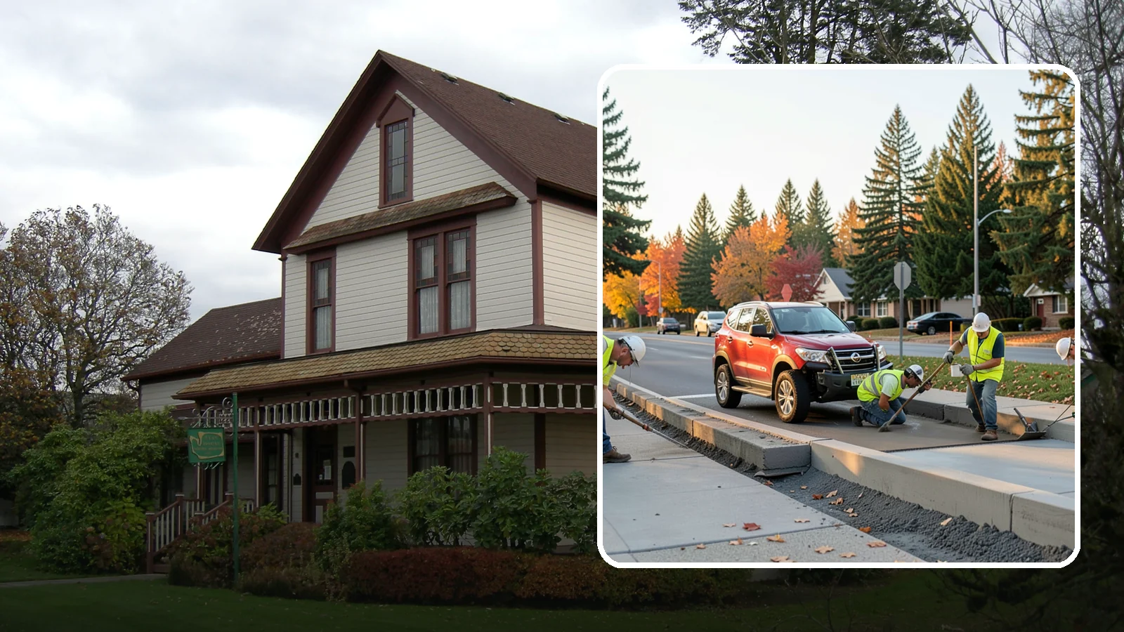 Municipal Curb & Gutter in Sumner, Pierce County, WA - Install and replace curb and gutter that channels stormwater and defines roadway edges to jurisdiction standards.
