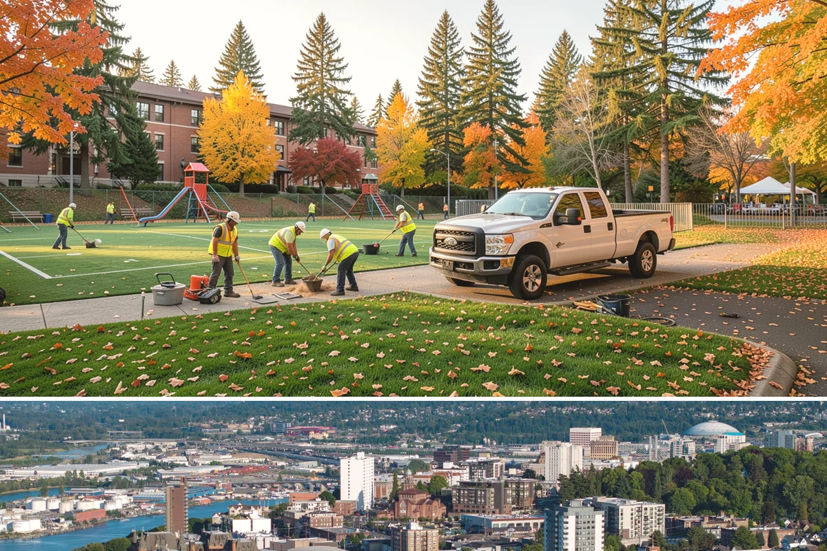 Municipal Curb & Gutter in Tacoma, Pierce County, WA - Warm, dry months ensure curb concrete cures to strength before exposure to standing water and traffic.