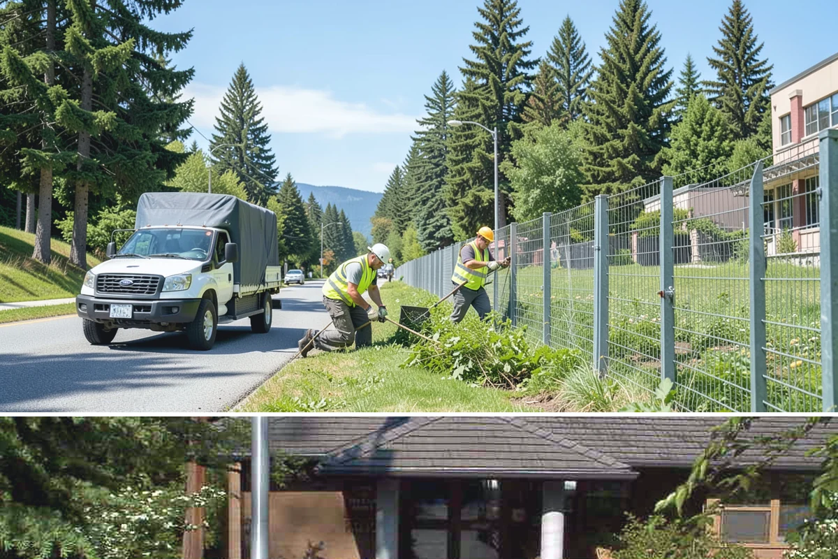 Municipal Curb & Gutter in Yarrow Point, King County, WA - Warm, dry months ensure curb concrete cures to strength before exposure to standing water and traffic.
