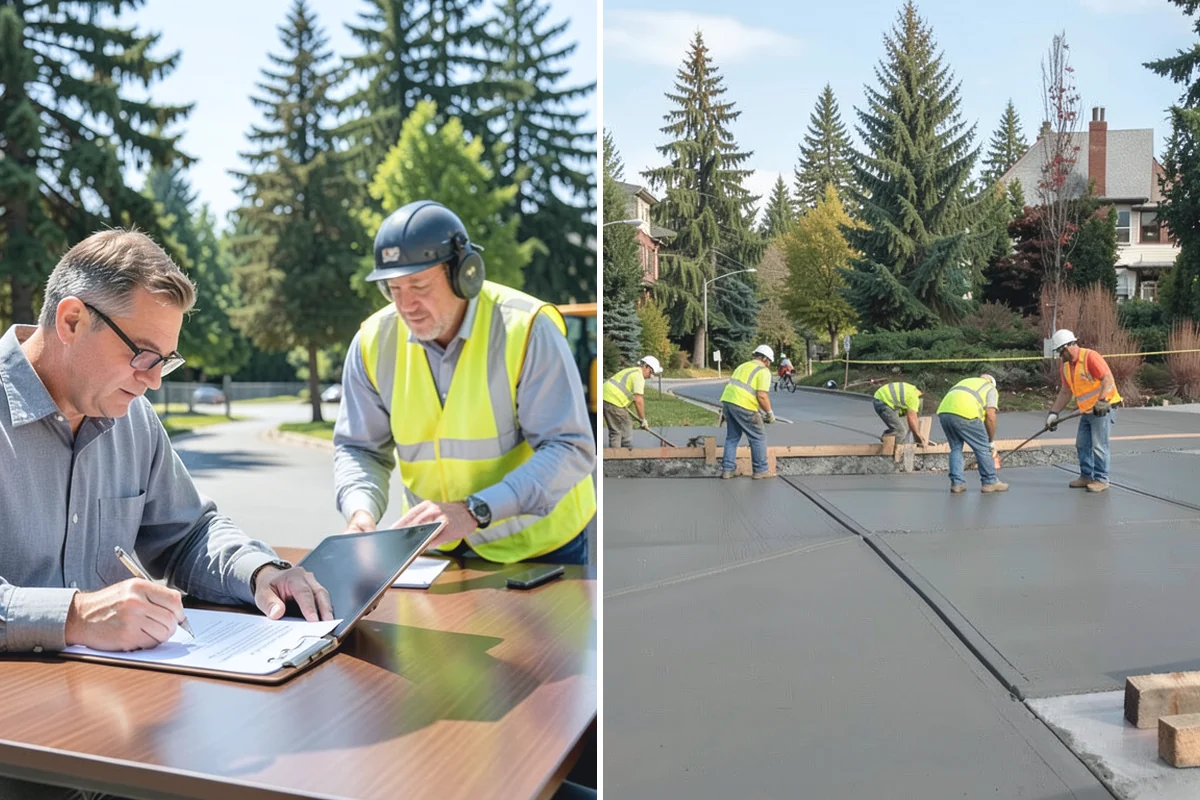 Municipal Fence Installation in Beaux Arts Village, King County, WA - Site walk to confirm alignment, access points, and locates