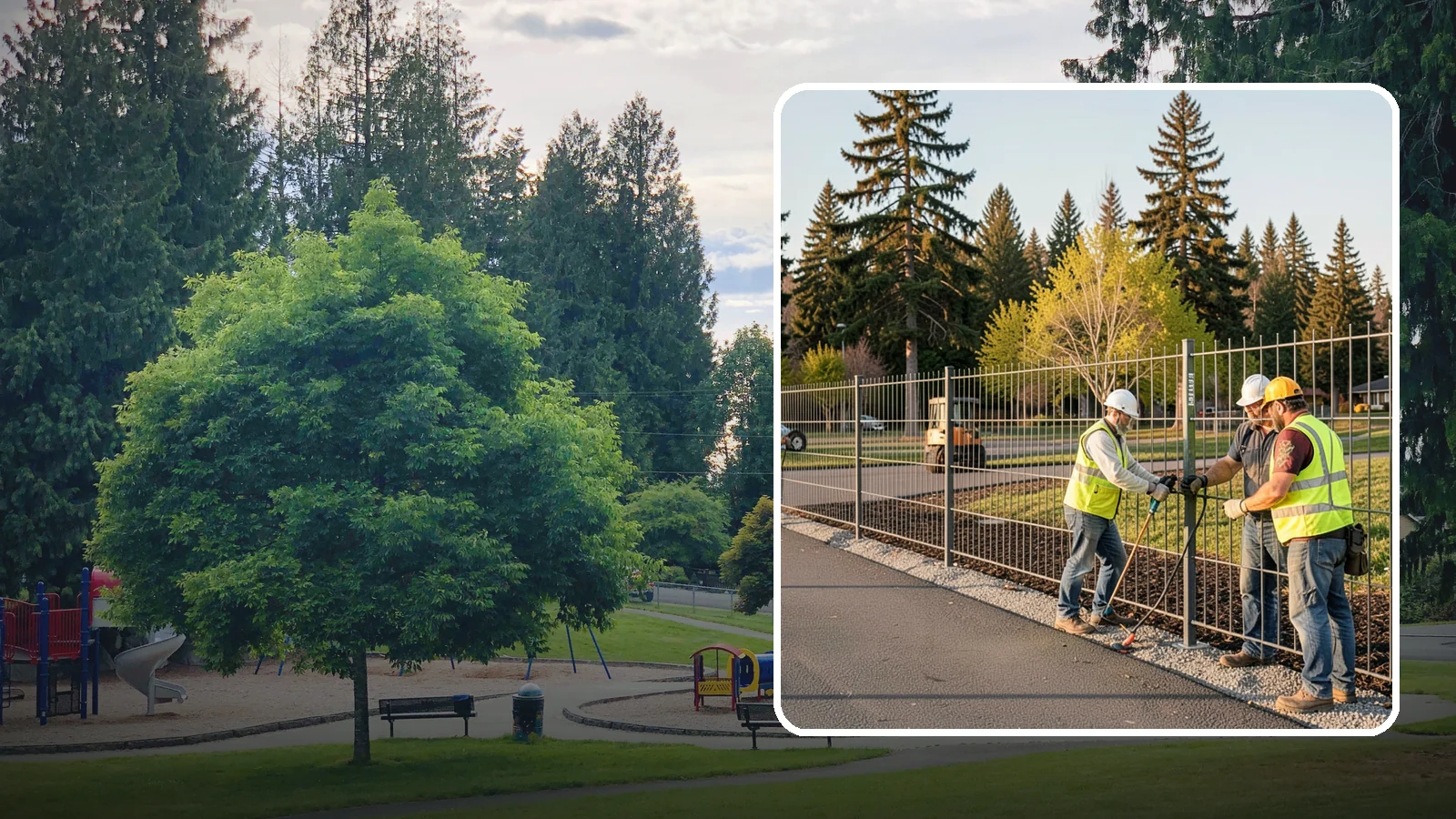 Municipal Fence Installation in Bonney Lake, Pierce County, WA - Install durable perimeter and security fencing for public facilities, parks, utilities, and infrastructure sites.