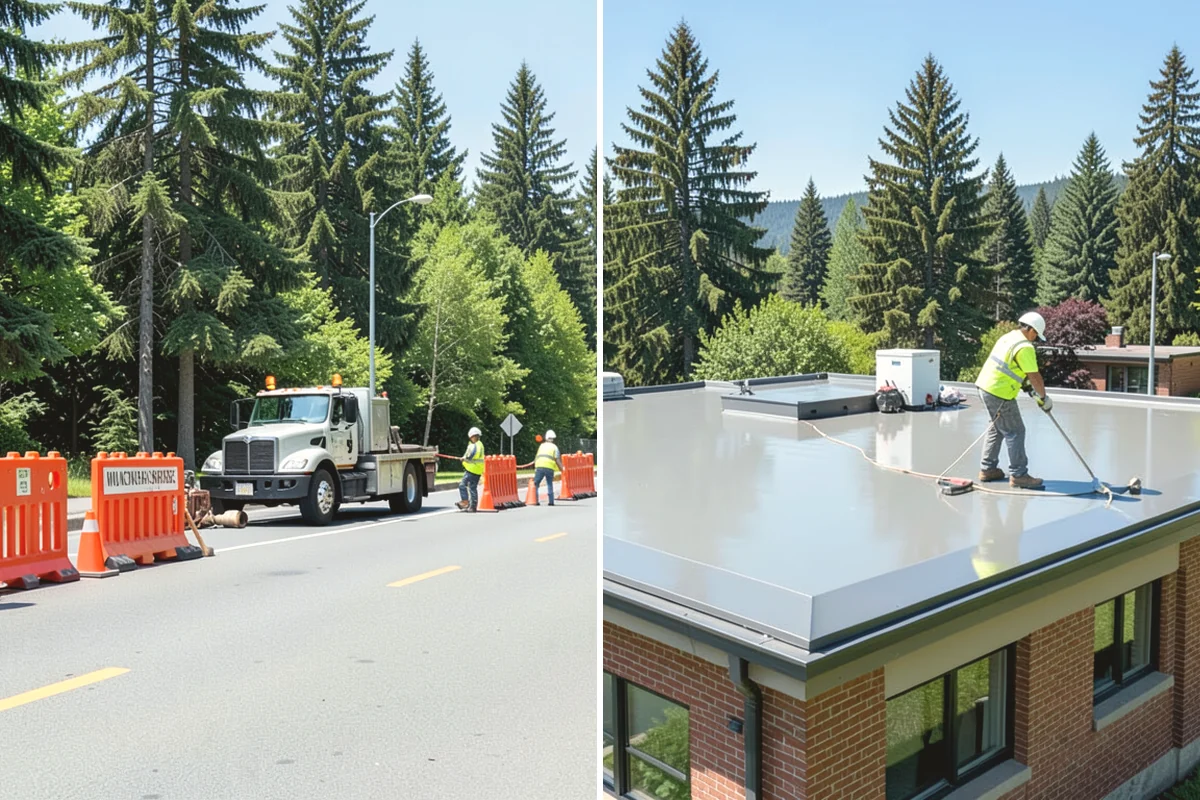 Municipal Fence Installation in Carnation, King County, WA - Site walk to confirm alignment, access points, and locates