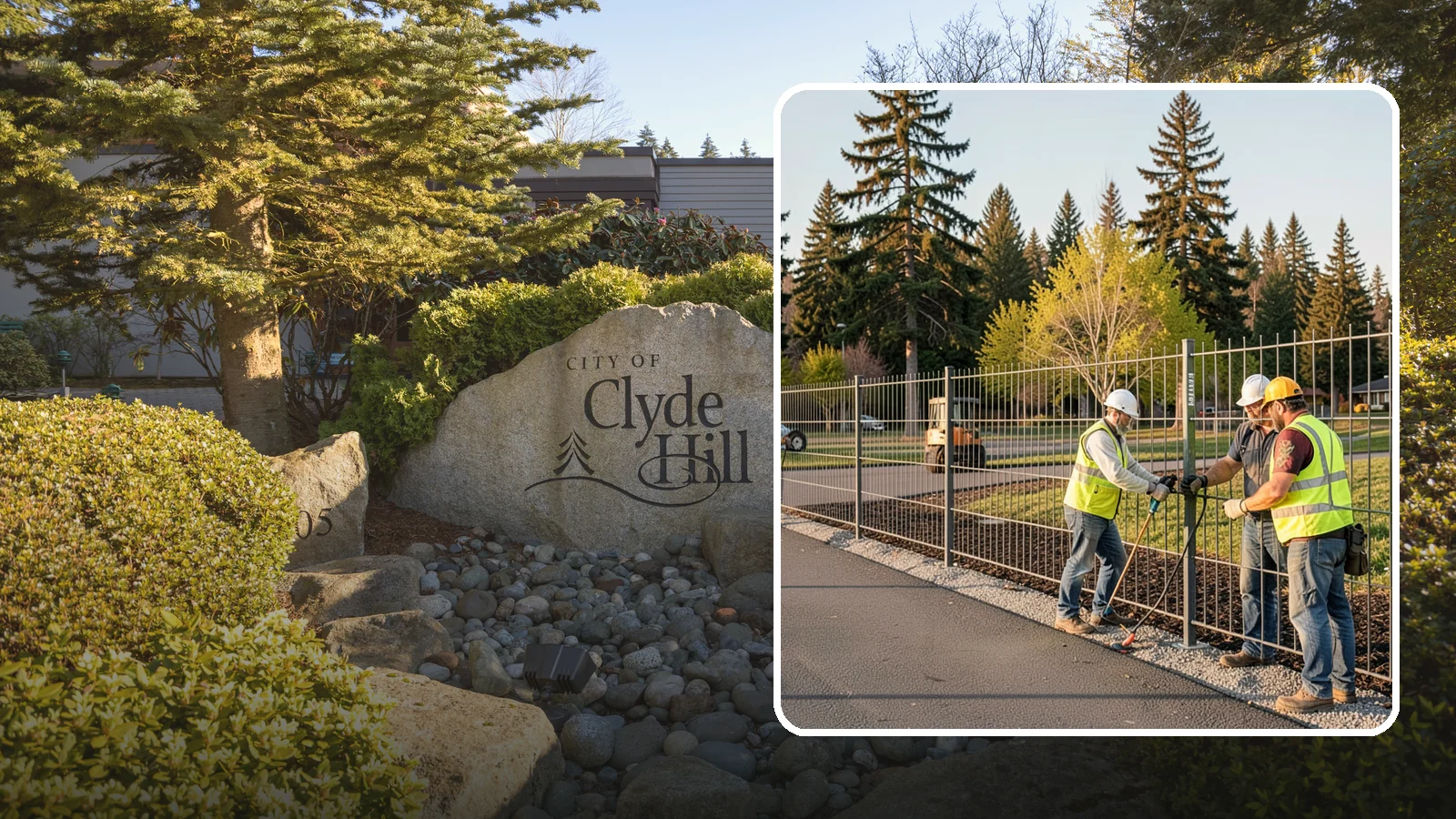 Municipal Fence Installation in Clyde Hill, King County, WA - Install durable perimeter and security fencing for public facilities, parks, utilities, and infrastructure sites.