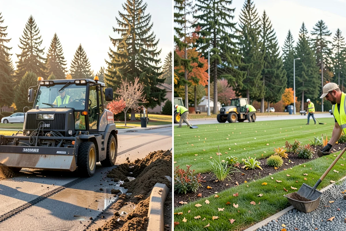 Municipal Fence Installation in Clyde Hill, King County, WA - Site walk to confirm alignment, access points, and locates