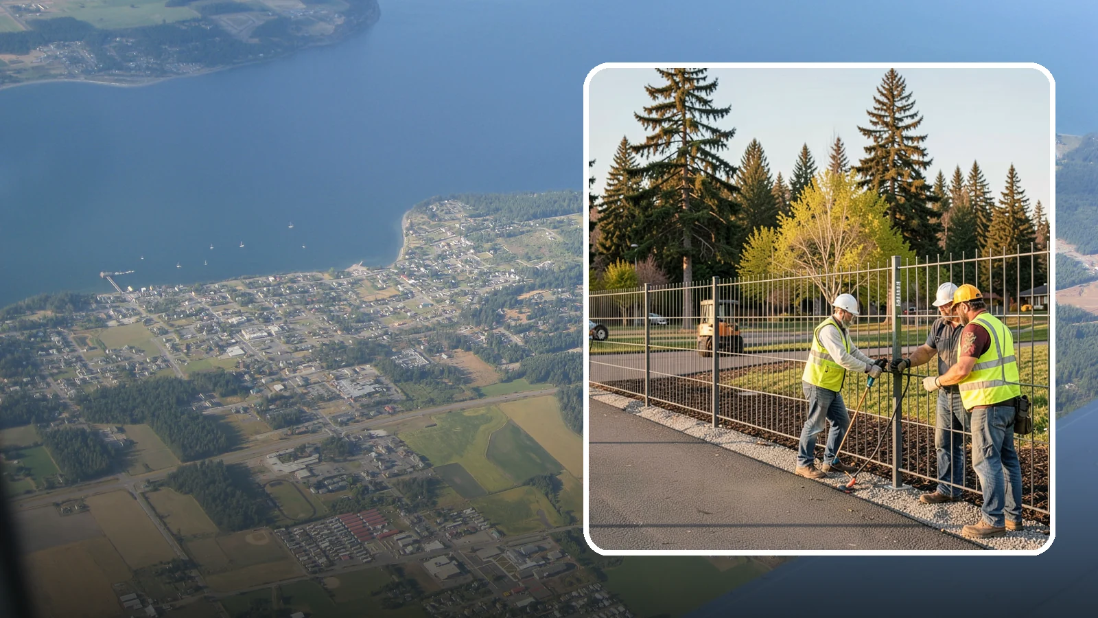 Municipal Fence Installation in Coupeville, Island County, WA - Install durable perimeter and security fencing for public facilities, parks, utilities, and infrastructure sites.