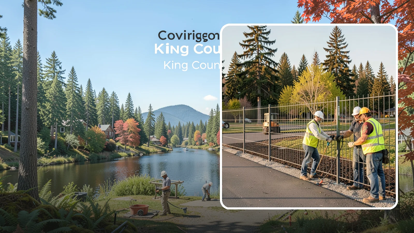 Municipal Fence Installation in Covington, King County, WA - Install durable perimeter and security fencing for public facilities, parks, utilities, and infrastructure sites.