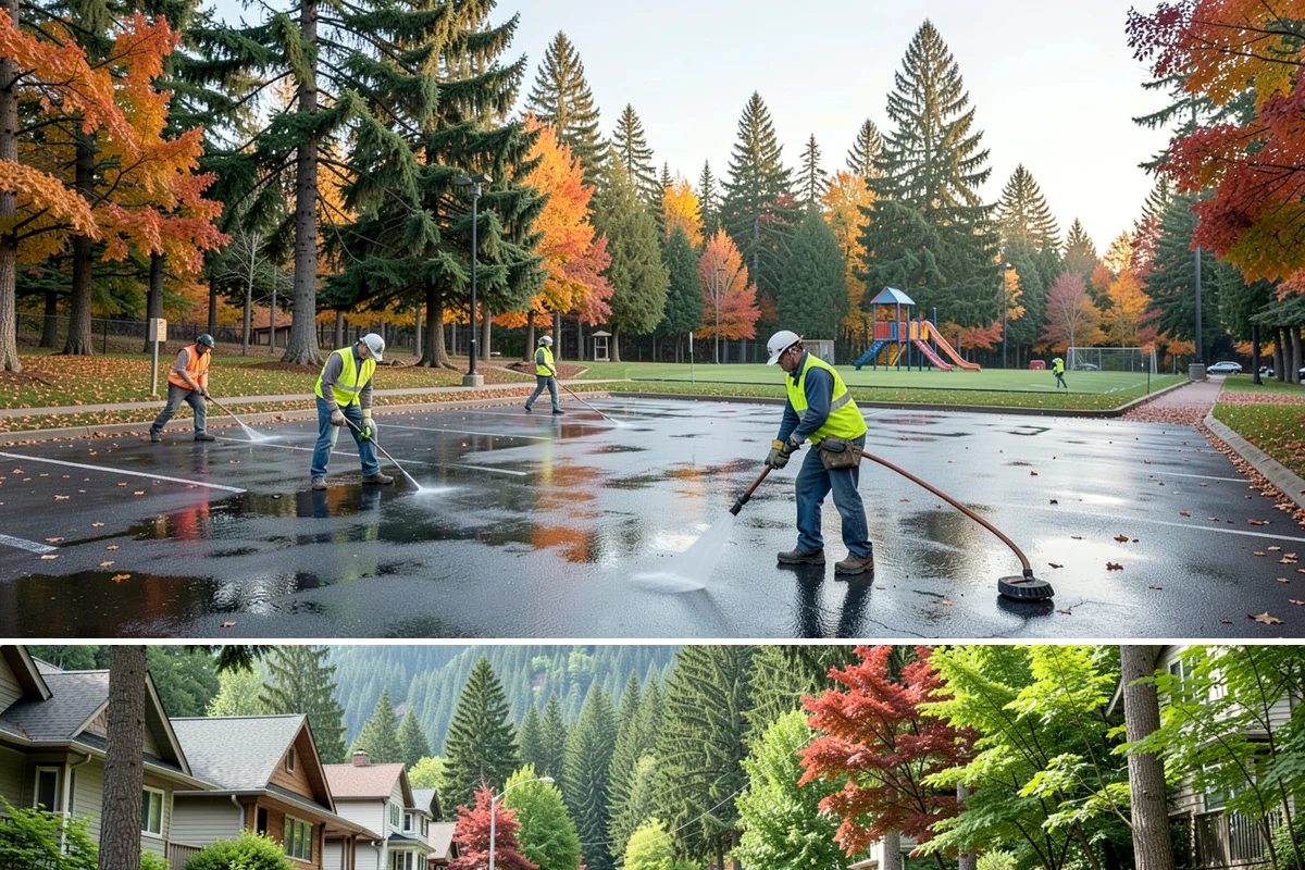 Municipal Fence Installation in Darrington, Snohomish County, WA - Footing installation is most efficient in drier months when post holes stay stable and concrete sets predictably.
