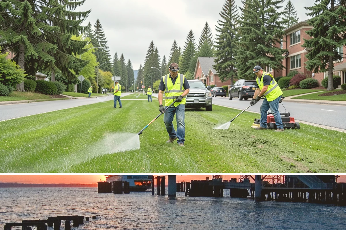 Municipal Fence Installation in Edmonds, Snohomish County, WA - Footing installation is most efficient in drier months when post holes stay stable and concrete sets predictably.
