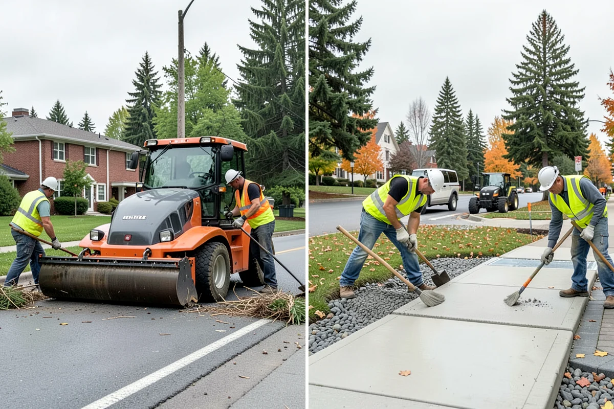 Municipal Fence Installation in Everett, Snohomish County, WA - Site walk to confirm alignment, access points, and locates