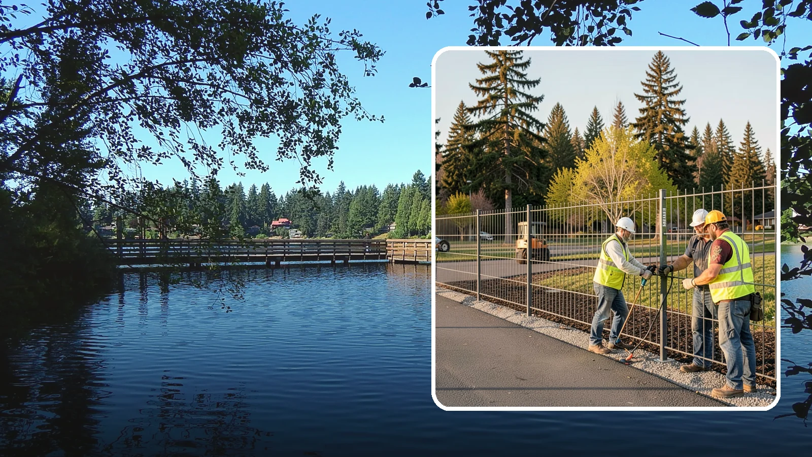 Municipal Fence Installation in Federal Way, King County, WA - Install durable perimeter and security fencing for public facilities, parks, utilities, and infrastructure sites.