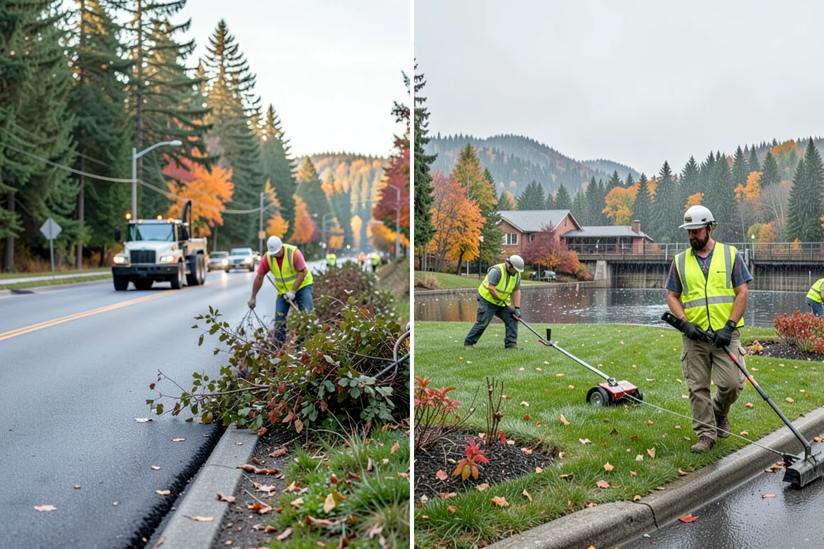 Municipal Fence Installation in Federal Way, King County, WA - Site walk to confirm alignment, access points, and locates