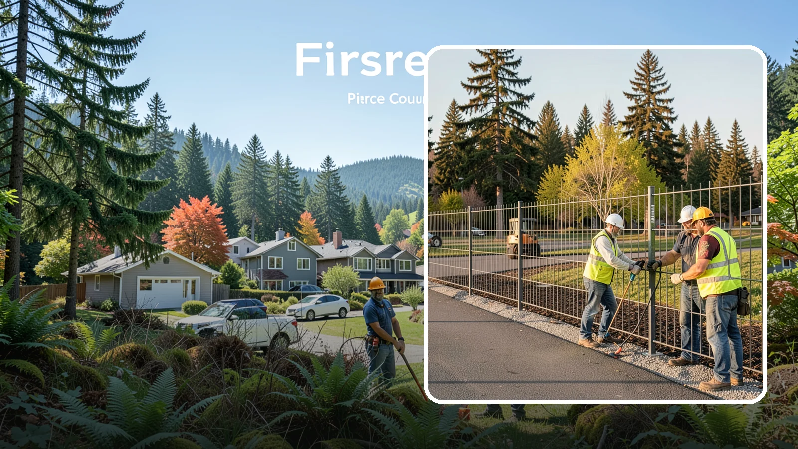 Municipal Fence Installation in Fircrest, Pierce County, WA - Install durable perimeter and security fencing for public facilities, parks, utilities, and infrastructure sites.