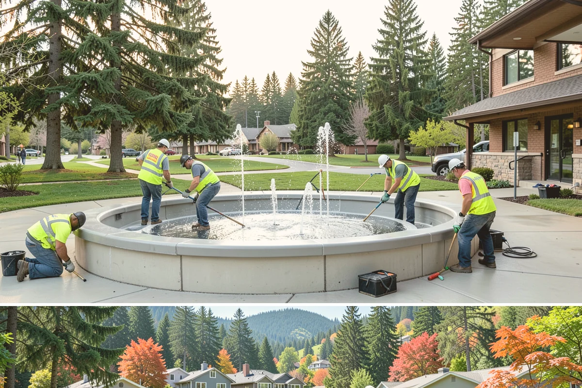 Municipal Fence Installation in Fircrest, Pierce County, WA - Footing installation is most efficient in drier months when post holes stay stable and concrete sets predictably.