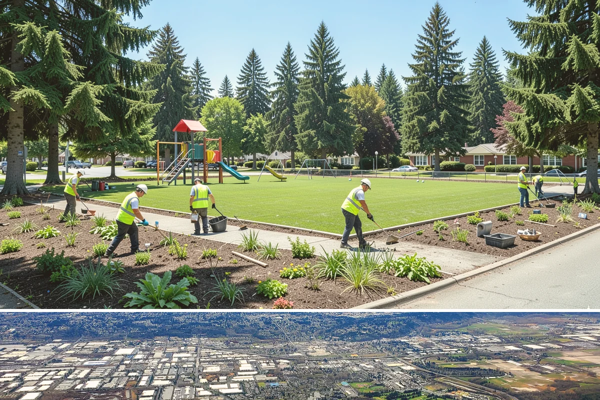 Municipal Fence Installation in Kent, King County, WA - Footing installation is most efficient in drier months when post holes stay stable and concrete sets predictably.
