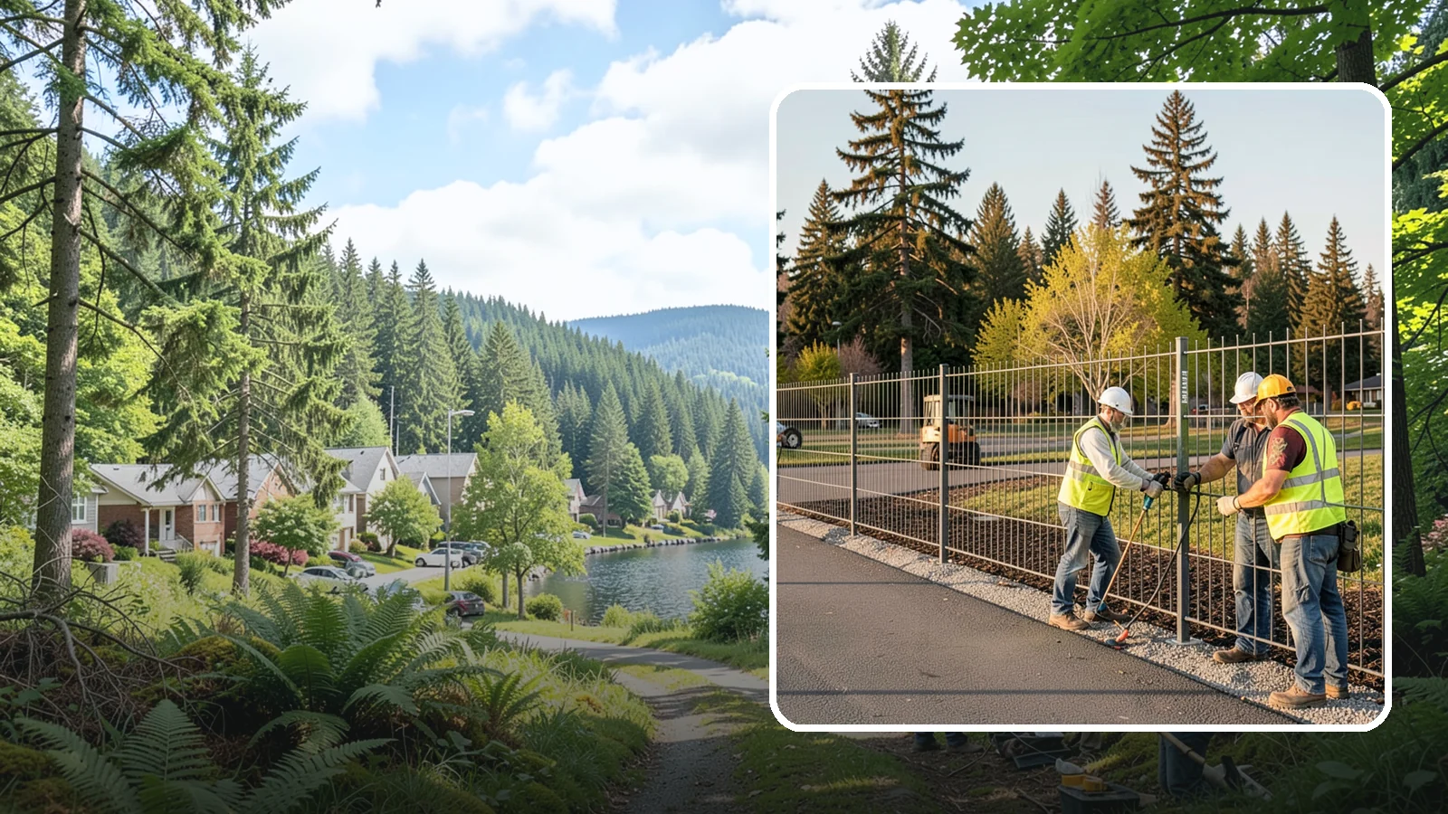 Municipal Fence Installation in Lake Forest Park, King County, WA - Install durable perimeter and security fencing for public facilities, parks, utilities, and infrastructure sites.