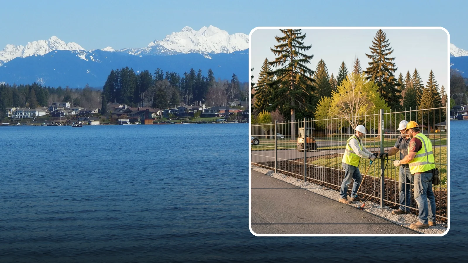 Municipal Fence Installation in Lake Stevens, Snohomish County, WA - Install durable perimeter and security fencing for public facilities, parks, utilities, and infrastructure sites.