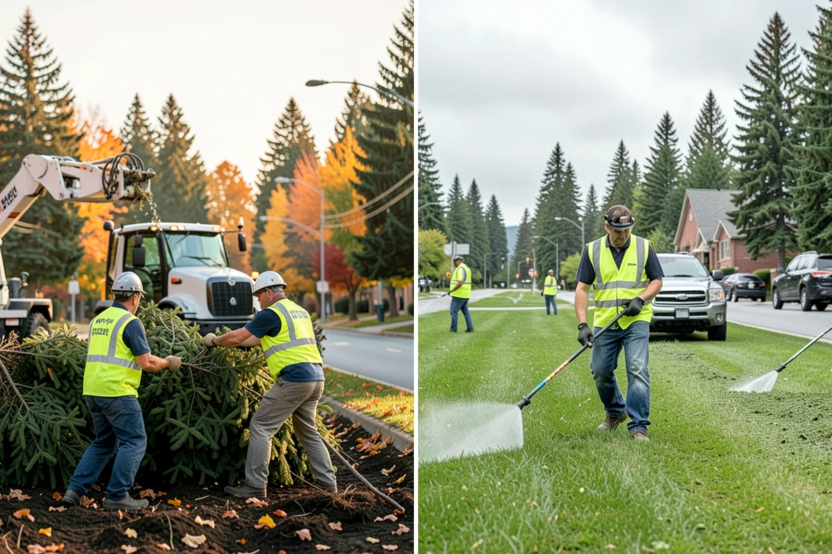 Municipal Fence Installation in Lakewood, Pierce County, WA - Site walk to confirm alignment, access points, and locates