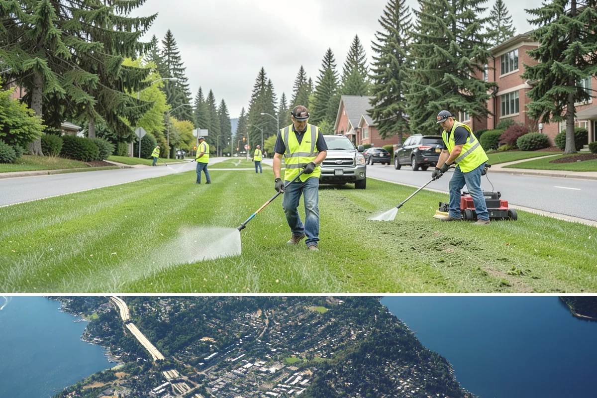 Municipal Fence Installation in Mercer Island, King County, WA - Footing installation is most efficient in drier months when post holes stay stable and concrete sets predictably.