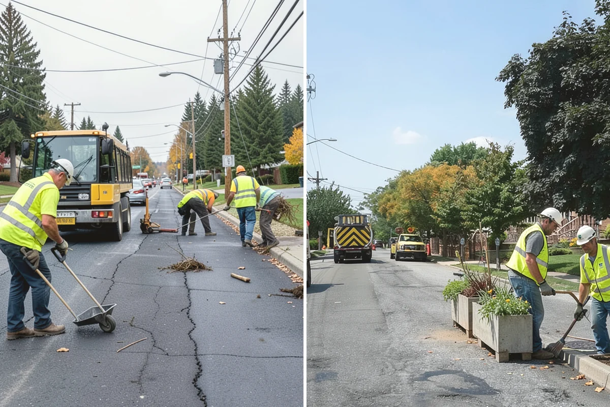 Municipal Fence Installation in Monroe, Snohomish County, WA - Site walk to confirm alignment, access points, and locates