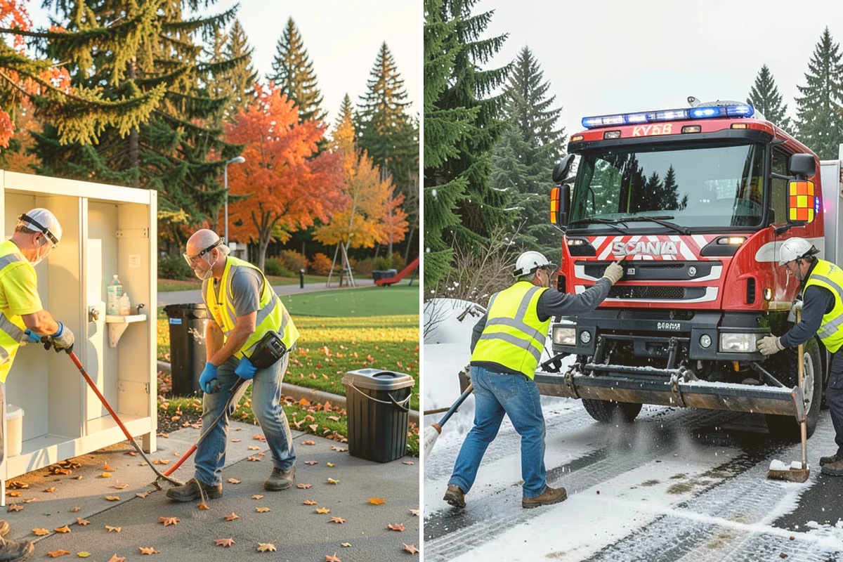 Municipal Fence Installation in Orting, Pierce County, WA - Site walk to confirm alignment, access points, and locates