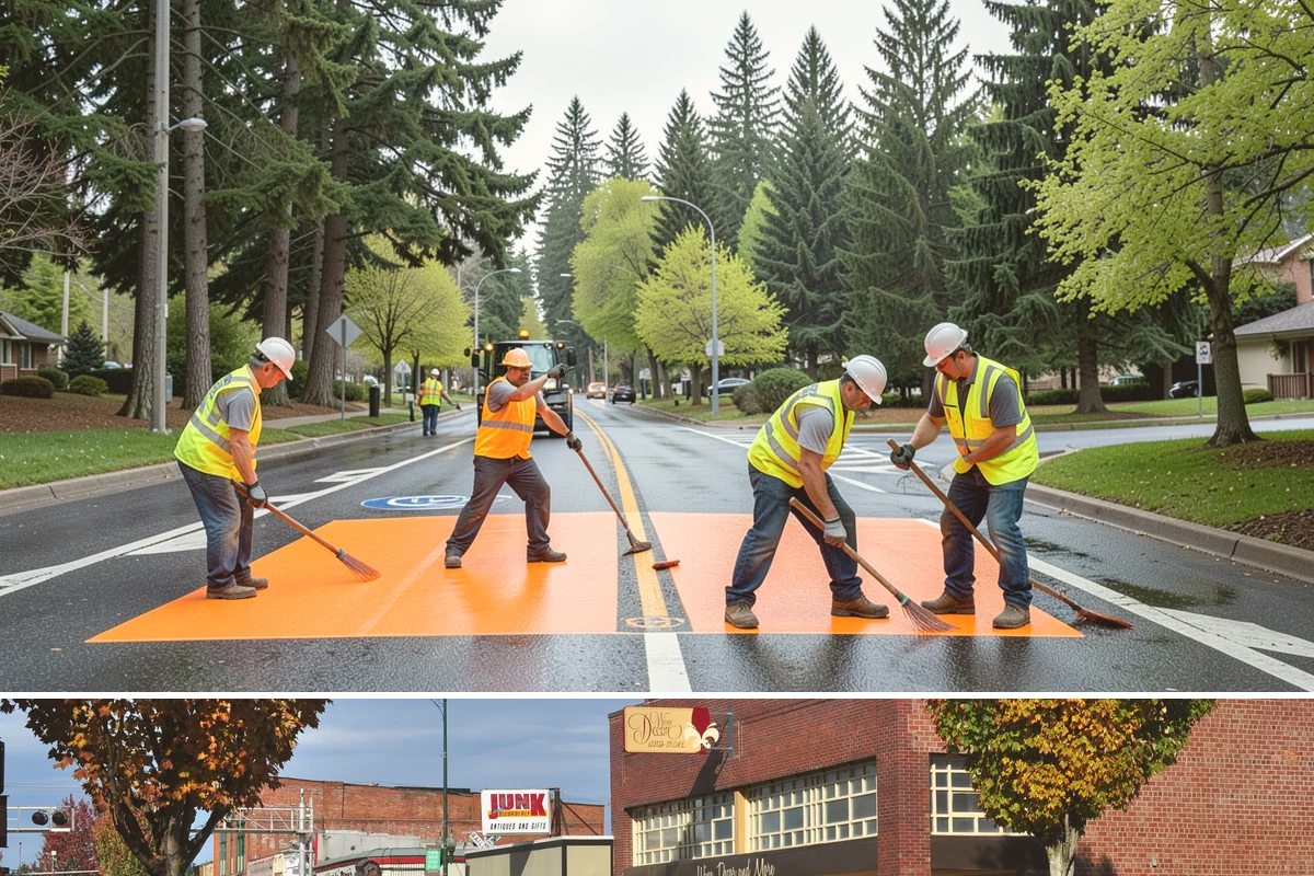Municipal Fence Installation in Puyallup, Pierce County, WA - Footing installation is most efficient in drier months when post holes stay stable and concrete sets predictably.
