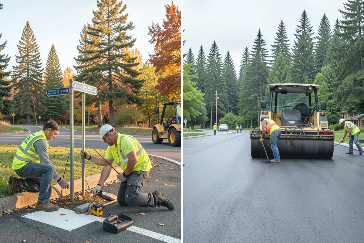 Municipal Fence Installation in Renton, King County, WA - Site walk to confirm alignment, access points, and locates
