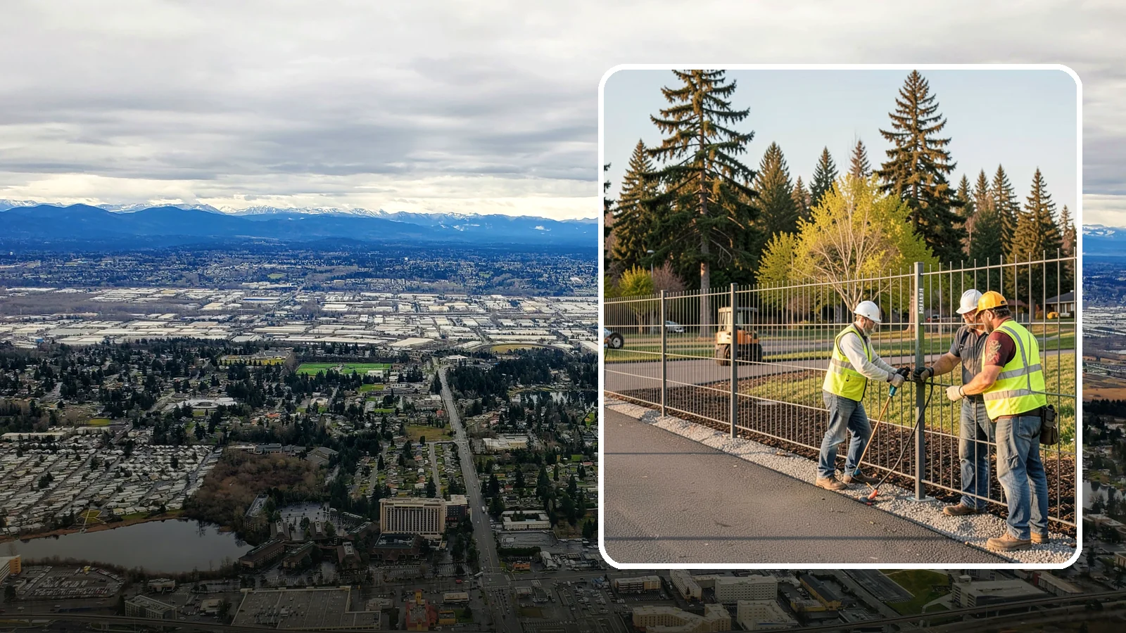 Municipal Fence Installation in SeaTac, King County, WA - Install durable perimeter and security fencing for public facilities, parks, utilities, and infrastructure sites.