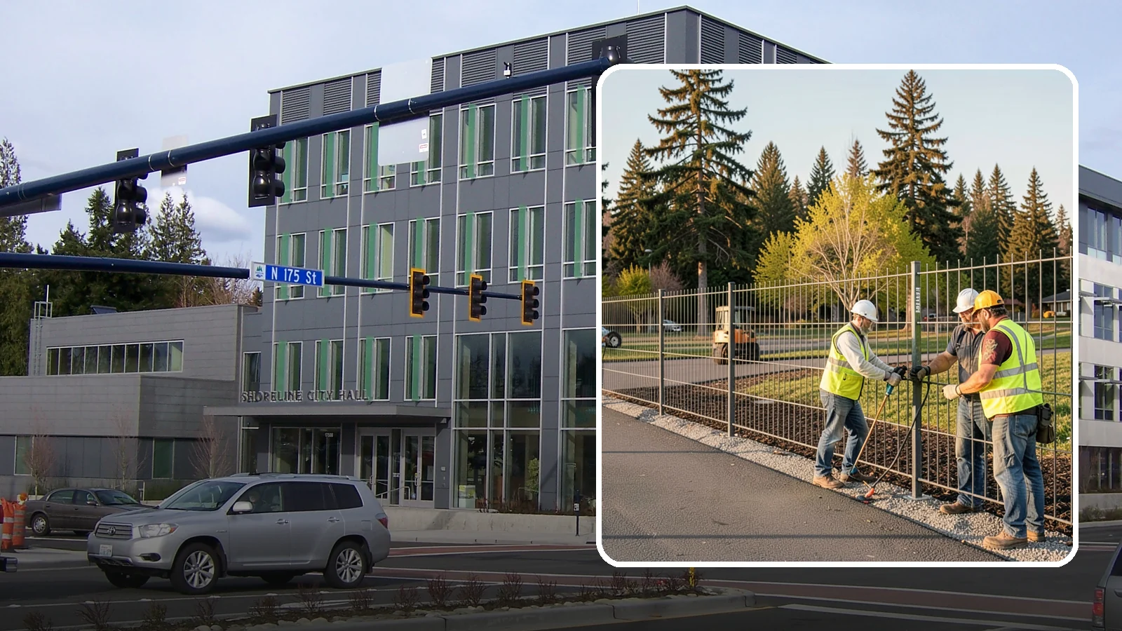 Municipal Fence Installation in Shoreline, King County, WA - Install durable perimeter and security fencing for public facilities, parks, utilities, and infrastructure sites.