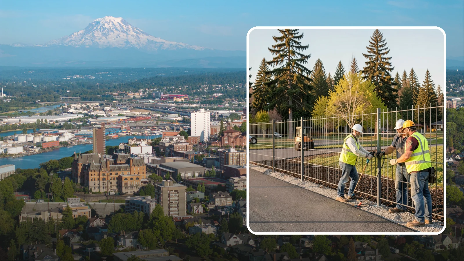 Municipal Fence Installation in Tacoma, Pierce County, WA - Install durable perimeter and security fencing for public facilities, parks, utilities, and infrastructure sites.