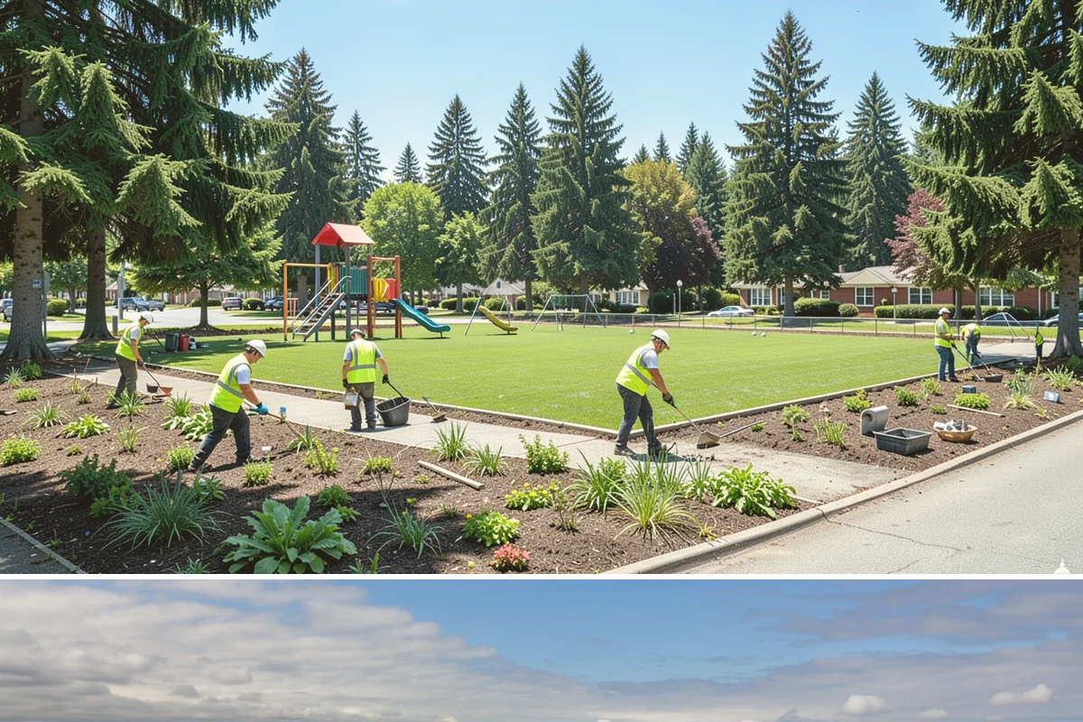 Municipal Fence Installation in University Place, Pierce County, WA - Footing installation is most efficient in drier months when post holes stay stable and concrete sets predictably.