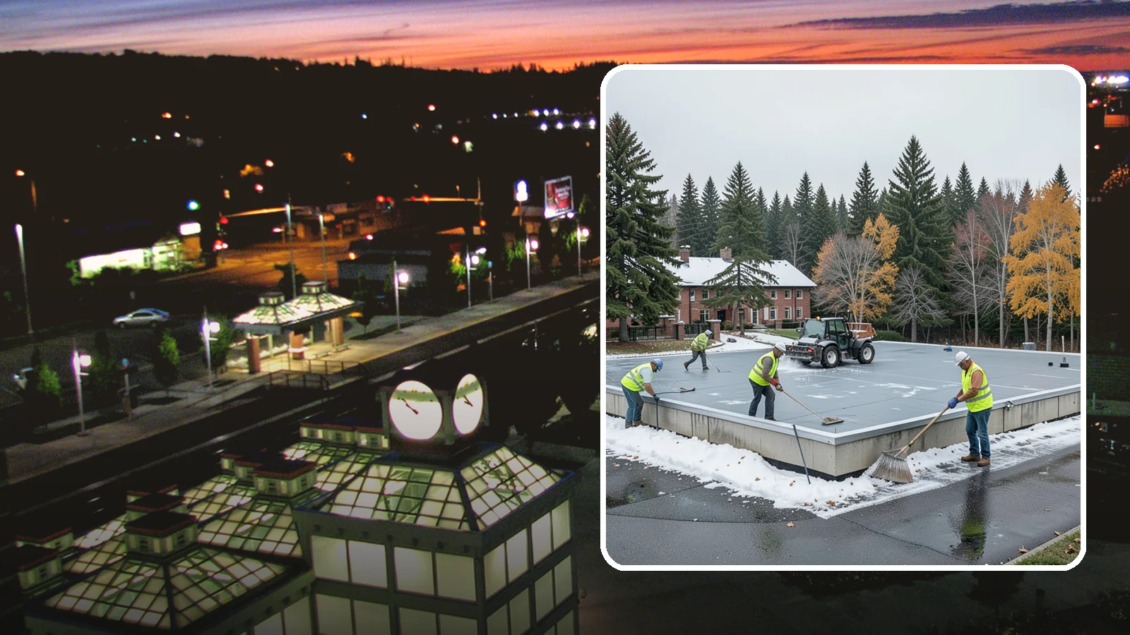Municipal Flat Roof Services in Auburn, King County, WA - Maintain, repair, and replace the low-slope roofing systems that top most municipal and civic buildings.
