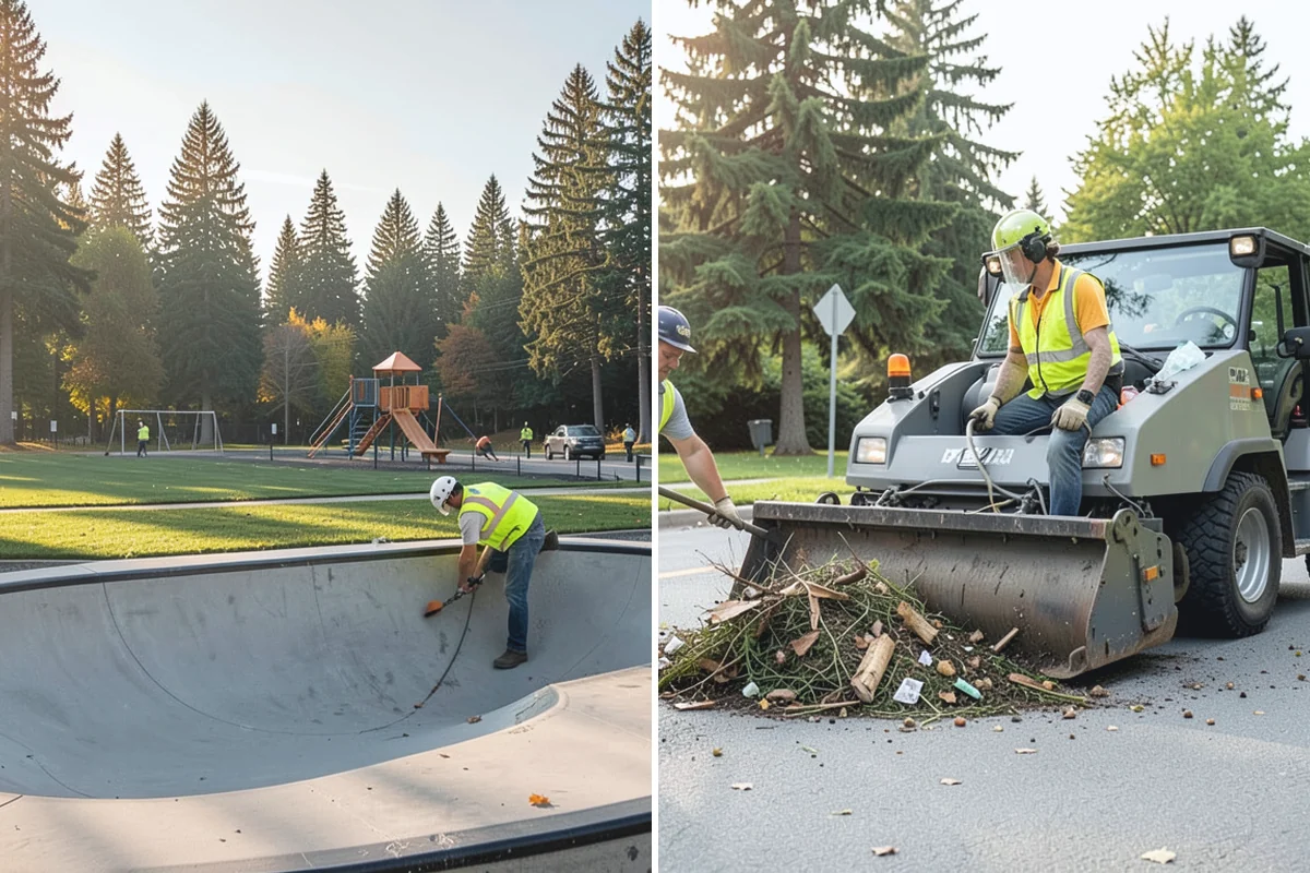 Municipal Flat Roof Services in Buckley, Pierce County, WA - Membrane identification and drainage assessment