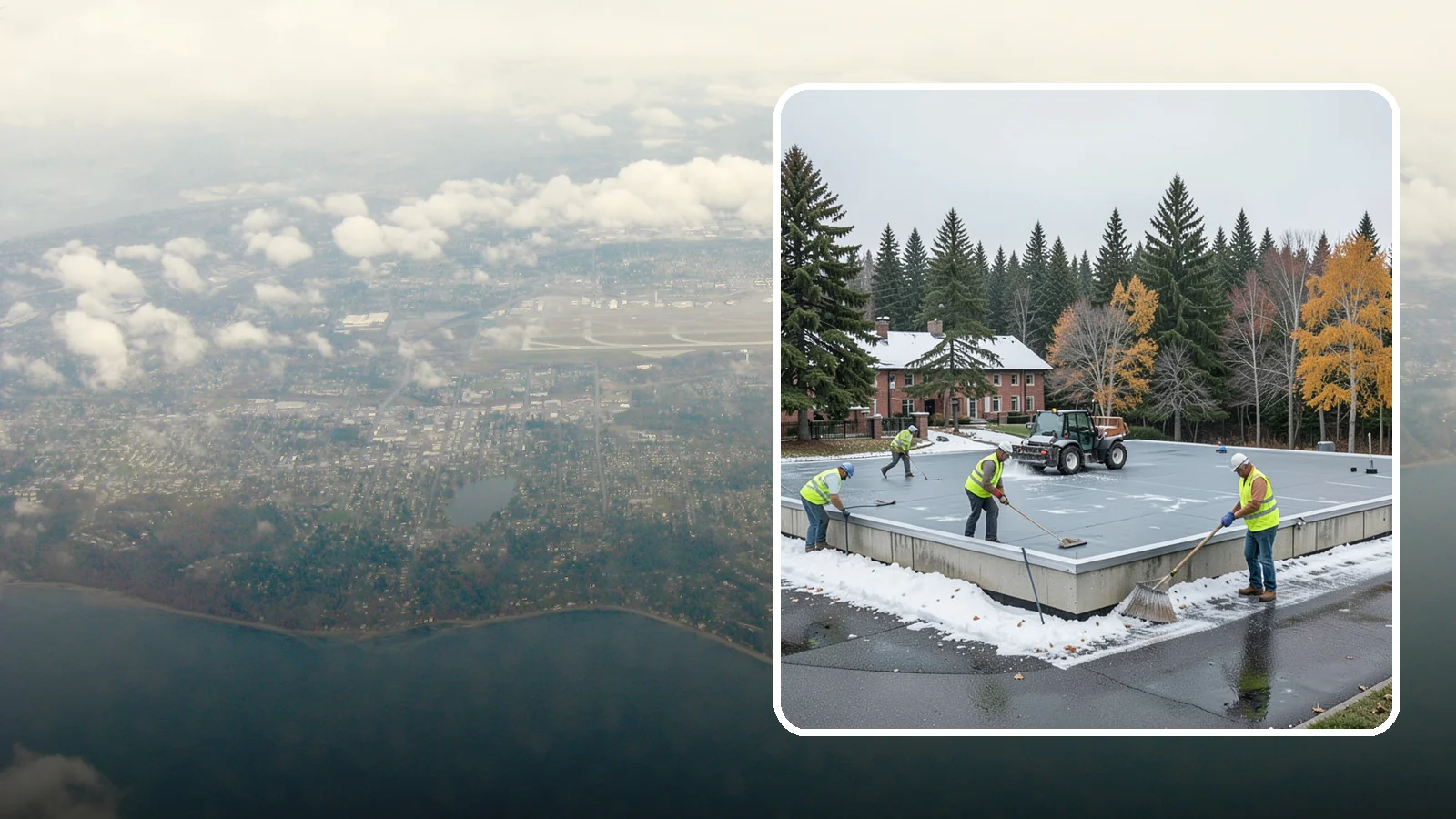 Municipal Flat Roof Services in Burien, King County, WA - Maintain, repair, and replace the low-slope roofing systems that top most municipal and civic buildings.