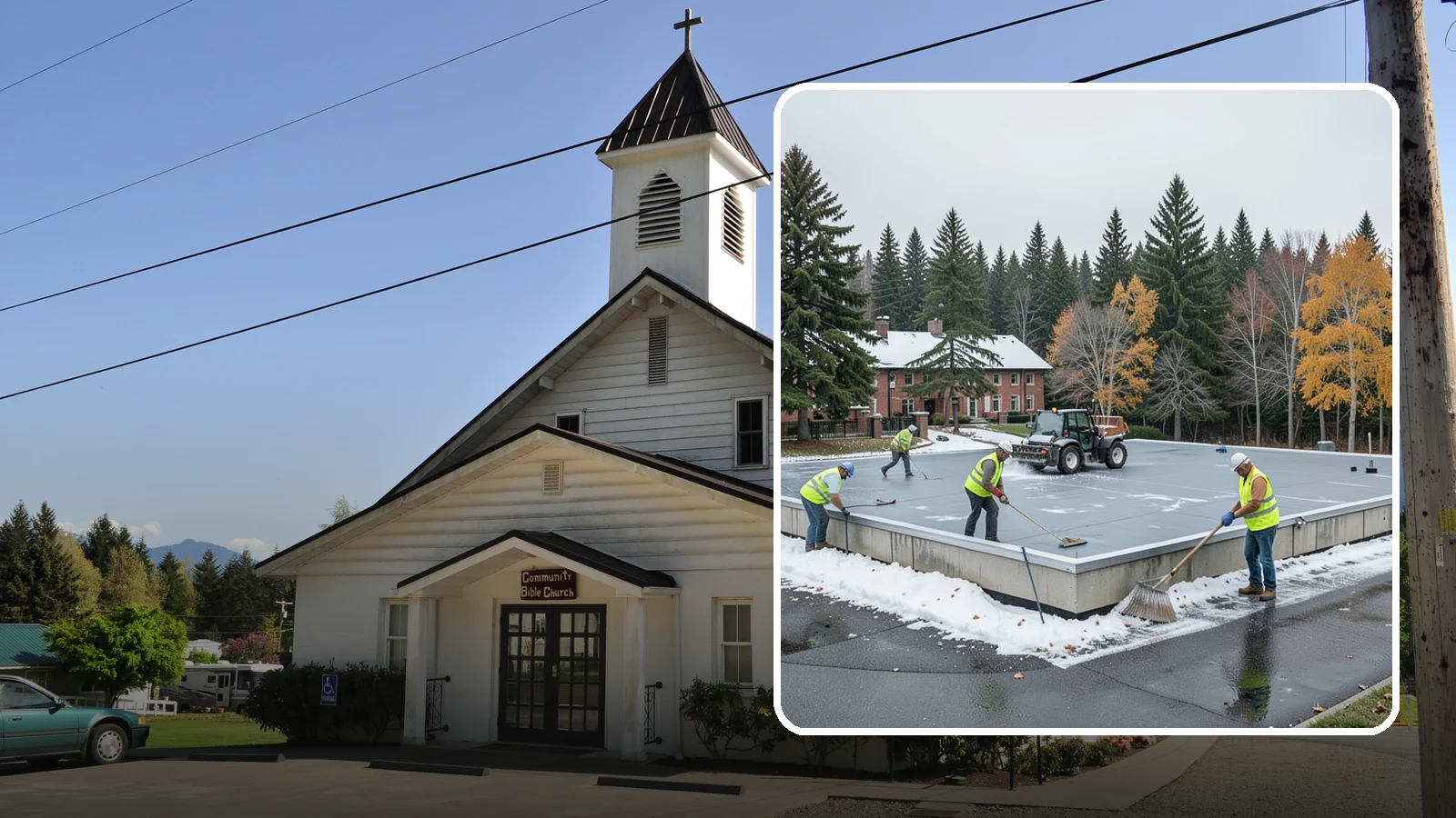 Municipal Flat Roof Services in Concrete, Skagit County, WA - Maintain, repair, and replace the low-slope roofing systems that top most municipal and civic buildings.