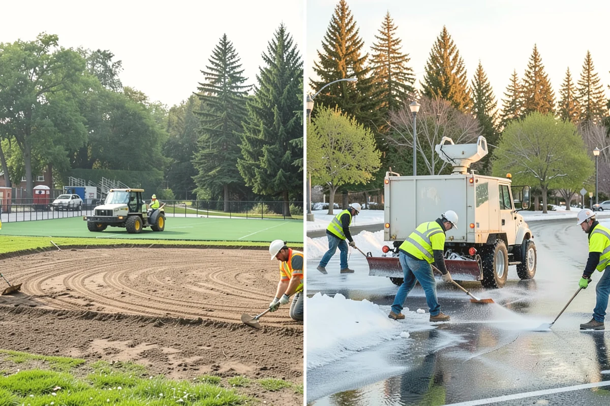 Municipal Flat Roof Services in Covington, King County, WA - Membrane identification and drainage assessment