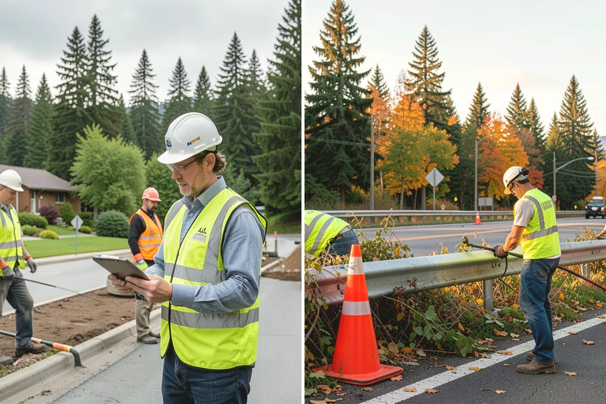Municipal Flat Roof Services in Edgewood, Pierce County, WA - Membrane identification and drainage assessment